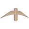 Ekena Millwork Bellingham Smooth Timber Gable Bracket, Douglas Fir, 36"W x 9"H x 1 1/2"D x 3 1/2"F, 6/12 Pitch GBW036X09X0204BEL00SDF - alternate 3